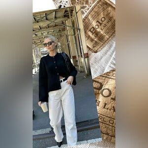 Vintage POLO Ralph Lauren Country Club Ivory Cream Straight Leg Jeans Denim